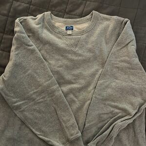 J. Crew Classic Gray Men's French terry Sweatshirt